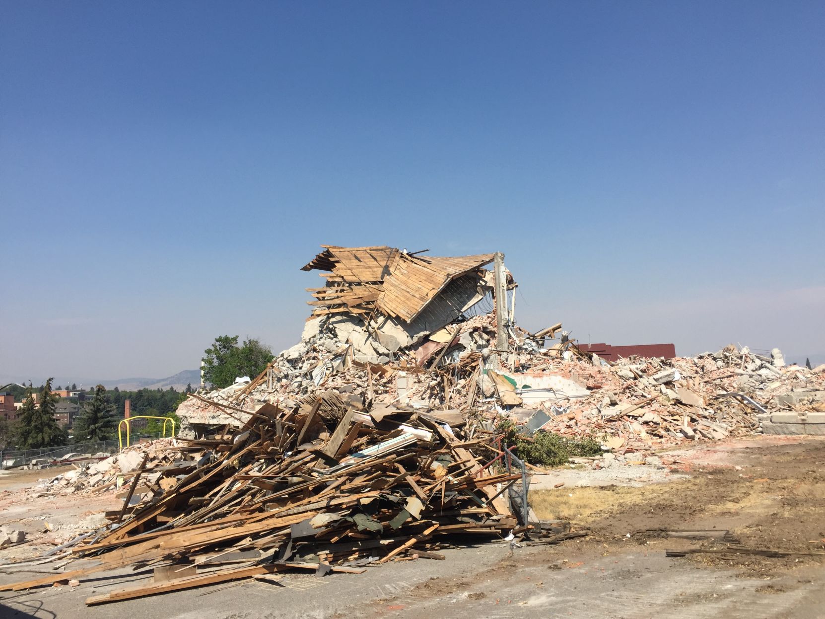 Central School debris